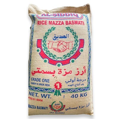 AL SIDDIQ MAZZA BASMATI RICE 1*40KG